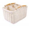 Košík RATAN s priečinkami 23x16x13/15 cm