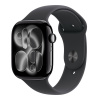 Apple Watch Series 11 Cellular 46 mm Klavírny čierny hliník s čiernym športovým remienkom M/L MFC44WF/A