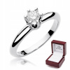 Diamantový zásnubný prsteň je 0.30 ct V-267 (Diamantový zásnubný prsteň je 0.30 ct V-267)