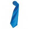 Premier Workwear Pánska saténová kravata PR750 Sapphire -ca. Pantone 300 144 x 8,5 cm