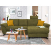 Rohová sedacia súprava Laurent, zelená látka