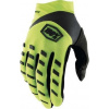 100% Rukavice 100% AIRMATIC Dětské rukavice fluo žlutá černá vel. L (délka ruky 160-170 mm) (NOVINKA)