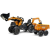 FALK Šliapací traktor 997W Case CE 580 Super N oranžový