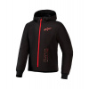 Bunda RADIUM TECH HOODIE, ALPINESTARS (čierna/červená) 2026 2XL