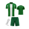 Futbalová sada Givova Kit Stripe pre celé mužstvo, od 12 ks, zelená/ biela počet ks v sade: 12 hráčskych setov