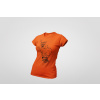 Mosquito Bites Tričko Crazy Lama Dámske Farba: Oranžová (Orange), Veľkosť: XS, Grafika: Vpredu (Front)