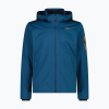 Pánska softshellová bunda CMP 39A5027 Zip Hood petroleum