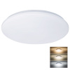 Solight LED stropné svietidlo PLAIN, 3CCT, 36W, 2520lm, 3000K, 4000K, 6000K, okrúhle, 45cm WO793