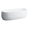 LAUFEN IlBagnoAlessi voľne stojaca vaňa z materiálu Sentec, odtok v strede, 1830 x 870 x 530 mm, s rámom, senzorové ovládanie, LED osvetlenie, biela, H2459720006151