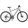 BICYKEL AUTHOR MISSION -2024 - strieborná / čierna / červená Veľkosť: 18