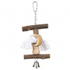 Trixie Natural Living - prírodná hračka pre vtáky so zvončekom 20 cm