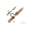 Zfish Závesky Heavy Duty Clip Pin & Tail Rubber 6 ks