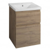 Aqualine Altair Umývadlová skrinka 52x72,5x45cm, dub emporio, AI355