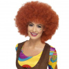 Kostým, maska - Peruka Disco Party 60 70 Afro Red Red Red (Peruka Disco Party 60 70 Afro Red Red Red)