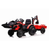 Ramiz Elektrický traktor 720-T - červený - 2x45W- 12V/10Ah- 2025