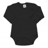 NEW BABY Body dlhý rukáv New Baby - čierne Veľ. 62