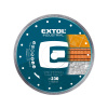 EXTOL INDUSTRIAL Kotúč diamantový rezný, turbo Thin Cut, suché aj mokré rezanie, ? 230 × 22,2 × 2 mm 8703045