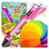 3D pero KANZA DŁUGOPIS 3D PEN + FILAMENT 10M KANZA