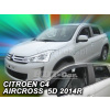 Plexi, ofuky Citroen C4 Aircross 5D 2012=> +zadní