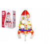 Teddies Hrací stůl s edukační raketou dřevo