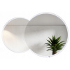 Okrúhle zrkadlo dvojité LED 80 cm a 60 cm - 110 cm ľavé (Okrúhle zrkadlo dvojité LED 80 cm a 60 cm - 110 cm ľavé)