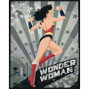 ZUTY Maľovanie podľa čísel - WONDER WOMAN HVIEZDA IV Rámovanie: vypnuté plátno na rám, Rozmer: 40x50 cm