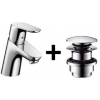 Hansgrohe Focus 70 - umývadlová batéria + push-open sada 31604000