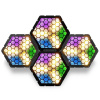 BeamZ Sada 4x RB90 Retro Blinderov - 3x 30W RGB/WW LED