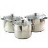 Hrniec, kastrol - Veľké hrnce Gastro oblek sada hrncov T 321 (Hrniec, kastrol - Veľké hrnce Gastro oblek sada hrncov T 321)
