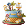 Sada dekorácií na tortu Sonic 13 El. 2D
