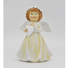 Anjel: s bielym srdcom - 16 cm - MC2262