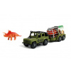 Auto šroubovací s vlečkou a dinosaurem 34 cm