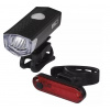 EMOS LED predné + zadné nabíjacie svietidlo na bicykel P3923, 90 lm