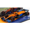 Minichamps Mclaren F1 Mcl35l Mercedes M12 Eq Power+ Team Mclaren N 4 4th Bahrain Gp 2021 Lando Norris 1:43 Orange Blue