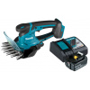 MAKITA DUM604ZX-6 Nožnice na trávu a živý plot šírka záberu 16 cm na 18V Li-Ion (LXT) 6.0 Ah akumulátor (1ks) + nabíjačka - MAKITA DUM604ZX-6