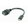 Gembird OTG kábel USB 3.0, USB A - USB C, 20 cm, čierny