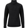 Mikina CORE Explore Fleece Midlayer W s 1/4 zipem, fleecová, dámská COT81524700201-black S Černá