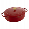 Litinový hrnec s poklicí BELLAMONTE 29 cm, 4,5 l, červená - BALLARINI (Oválný pekáč 29 cm, 4,5 l BELLAMONTE červený - BALLARINI)
