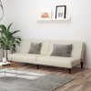 2-miestna rozkladacia pohovka, krémová, zamat-ForU-375935