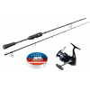 SPORTS Set SPORTEX Nova Twitch RS-2 2,15m/10g+SHIMANO Nexave+vlasec