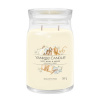 Yankee Candle Aromatická svíčka Signature sklo velké Soft Wool & Amber 567 g