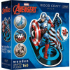 Trefl Wood Craft Origin puzzle Neohrozený Kapitán Amerika 160 dielikov 20194