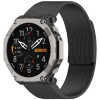 eses Silikónový magnetický remienok pre Amazfit T-Rex Ultra 2 - čierny