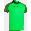 Joma Polokošeľa ESSENTIAL II POLO FLUOR GREEN-BLACK S/S Veľkosť: 3XS