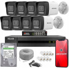 SADA 8 KAMIER NA MONITOROVANIE TUBA 4Mpx IP POE DUAL IR LED HIKVISION 1TB