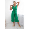 Overal s viazaním - zelený (Dámsky overal )