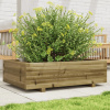 Zahradní truhlík 90 x 60 x 26,5 cm impregnované borové dřevo Hnědá 847347