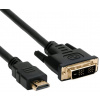 C-TECH HDMI-DVI prepojovací kábel, 1,8 m CB-HDMI-DVI-18