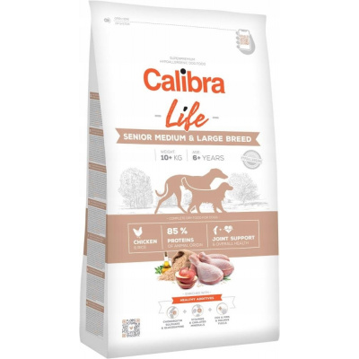 Calibra Dog Life Senior Medium & Large Chicken 12 kg