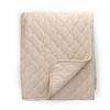 Prikrývka na posteľ - Homl Polyester 220 x 200 cm béžová posteľná posteľ (Bedspread v polkruhu Riva 200x220 cm homla)